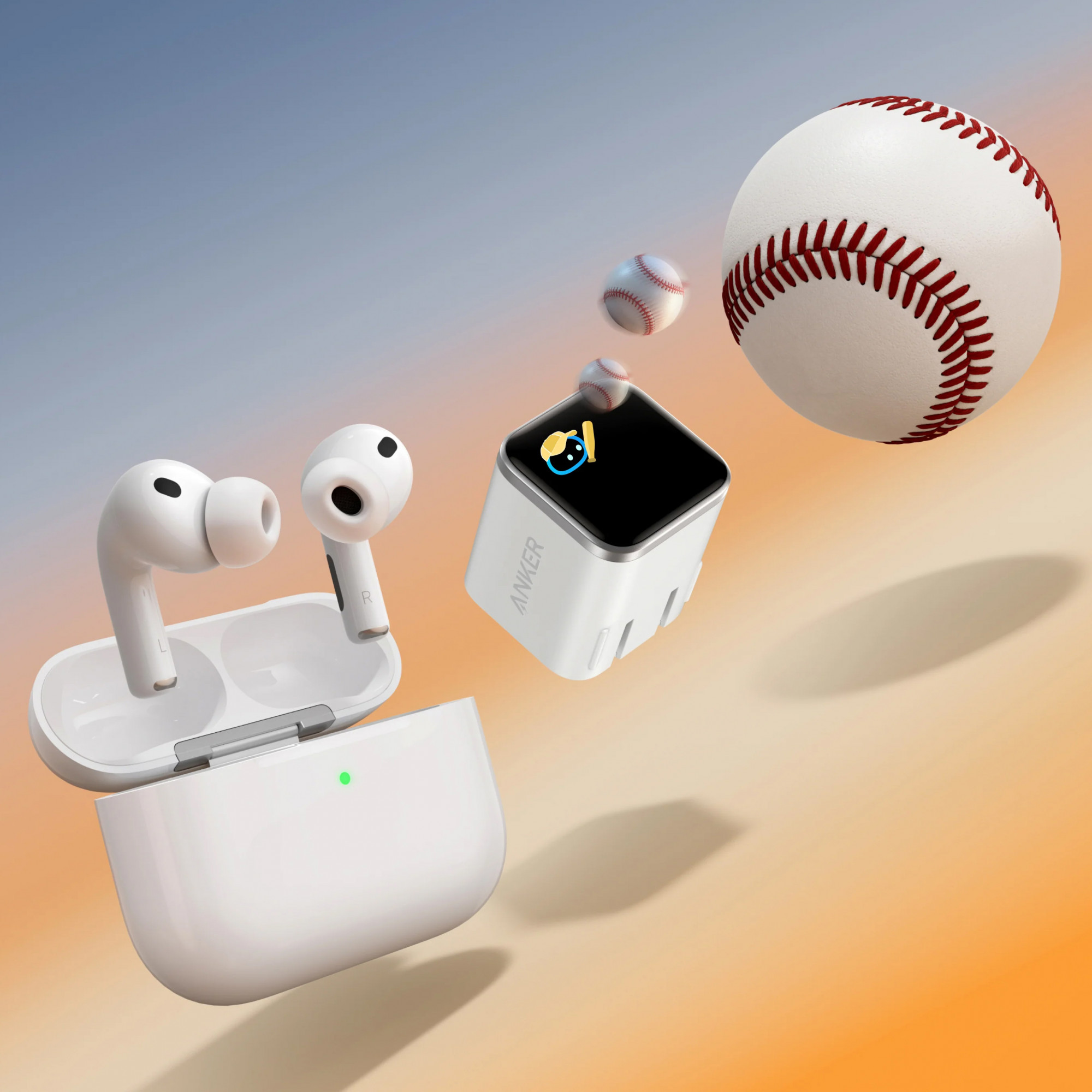 Смарт-зарядка с дисплеем Anker Nano Charger 45W with USB-C to USB-C Cable Aurora White